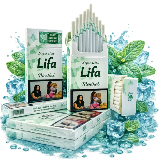 Ментолові сигарети Super Slims — свіжість і тонкий формат