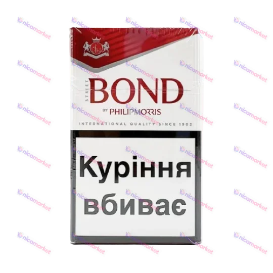 Сигарети Bond Red KS з українським акцизом
