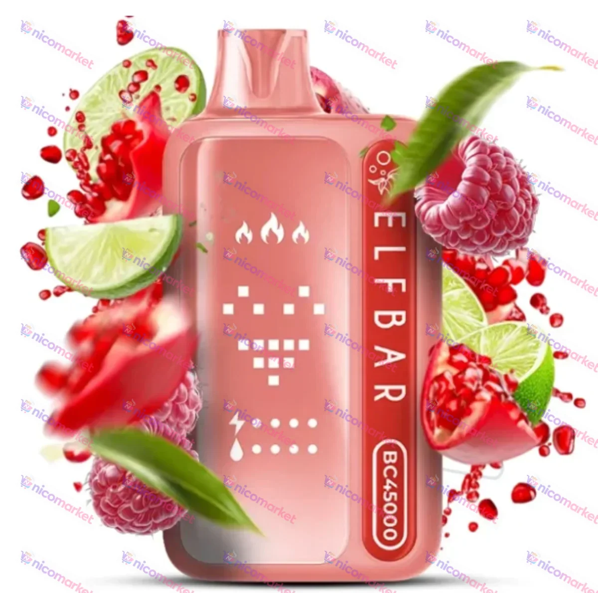 Elf Bar BC45000 Pomegranate Raspberry Lime (Гранат Малина Лайм)