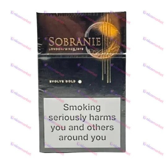 Сигарети Sobranie KS Evolve Gold з турбо фільтром